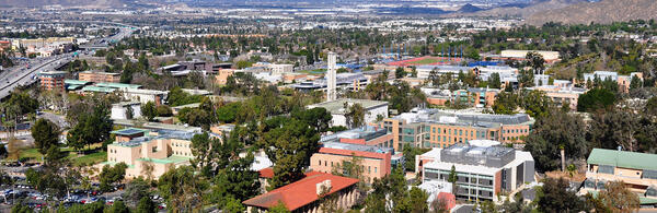 UCR campus aerial view